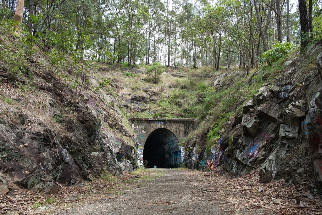 The entrance to Ernest Junction Railway Tunnel