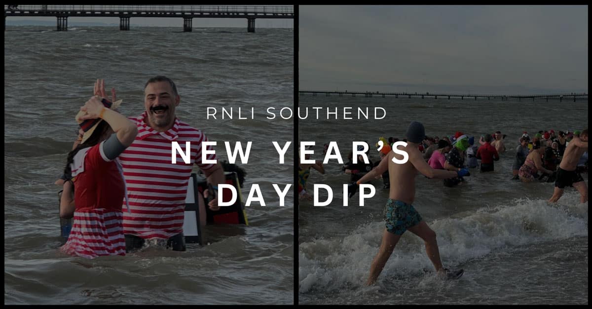 Southend RNLI New Year's Day Dip feature photo